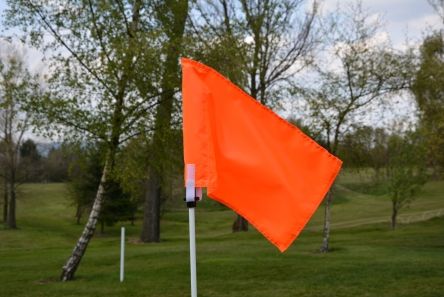 2Ply Fluorescent Flags457