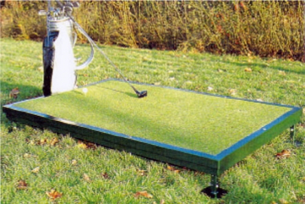 Tee Mat in Metal Frame151