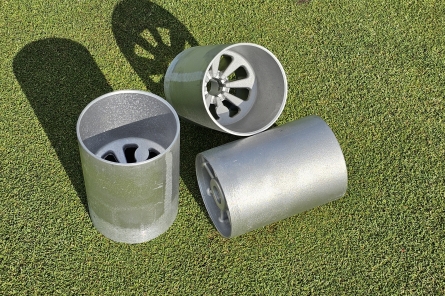 natural colour aluminium hole cup for golf course