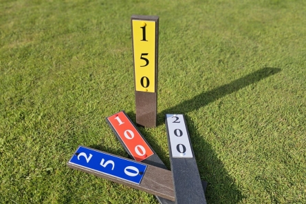 new economy distance marker posts for golf course all colours
